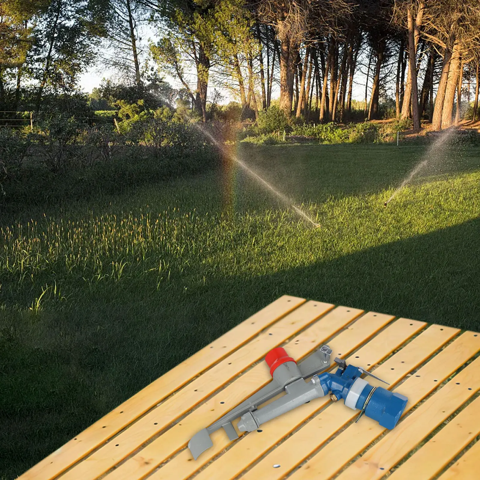 Professional Grade 1 Inch Zinc Alloy Sprinkler Adjustable Irrigation Spray Device Suitable for Large Area Watering
Professional Grade 1 Inch Zinc Alloy Sprinkler Adjustable Irrigation Spray Device Suitable for Large Area Watering