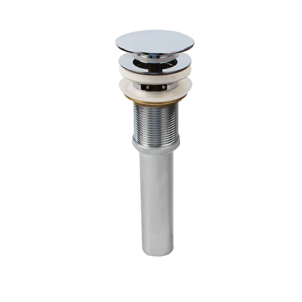 Talea Brass and Stainless Steel Pop-up Sink Drain Stopper for Bathroom Polished Chrome Vessel Sink Strainer with Overflow Pipe
Talea Brass and Stainless Steel Pop-up Sink Drain Stopper for Bathroom Polished Chrome Vessel Sink Strainer with Overflow Pipe