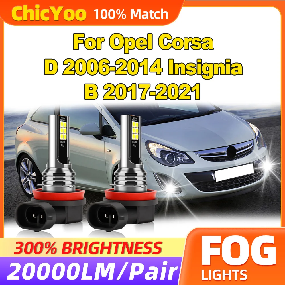 60W Fog Lights 20000LM Fog Lamps 6000K White 12V Plug And Play For Opel Corsa D 2006-2014 Insignia B 2017 2018 2019 2020 2021
60W Fog Lights 20000LM Fog Lamps 6000K White 12V Plug And Play For Opel Corsa D 2006-2014 Insignia B 2017 2018 2019 2020 2021