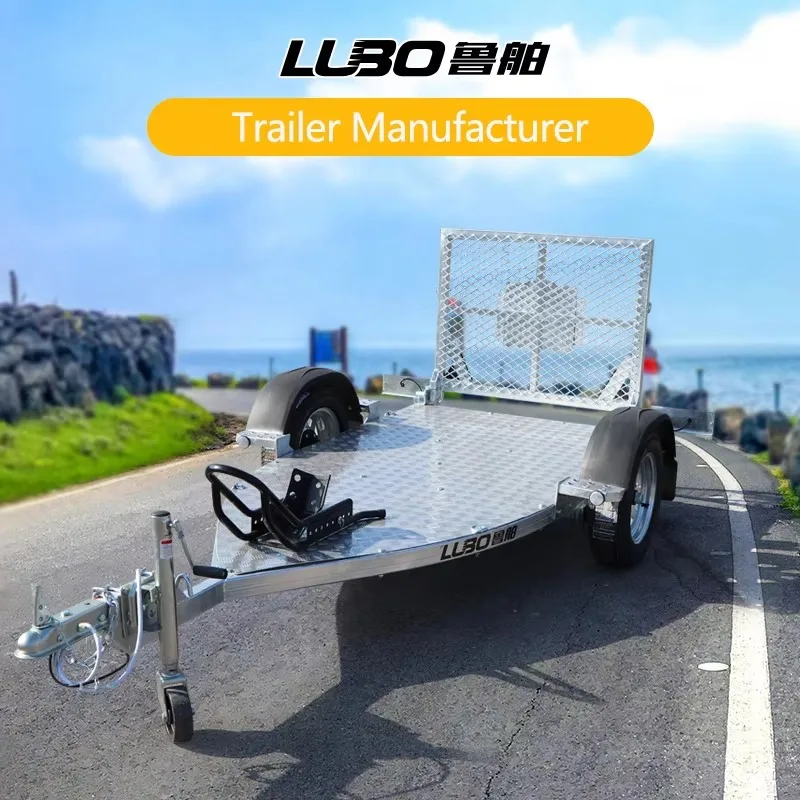 China LUBO Pull Behind Motorcycle Trailer Rail Foldable Motorcycle Trailer Motorbike Trailer
China LUBO Pull Behind Motorcycle Trailer Rail Foldable Motorcycle Trailer Motorbike Trailer