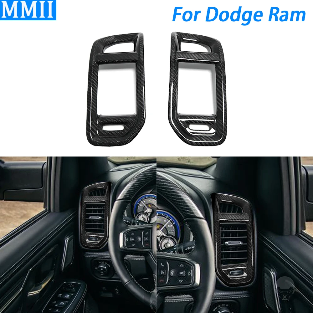 For Dodge Ram 1500 TRX 2019-2024 Real Dry Carbon Fiber Dashboard Both Side Air Outlet Panel Cover Car Modification Accessories
For Dodge Ram 1500 TRX 2019-2024 Real Dry Carbon Fiber Dashboard Both Side Air Outlet Panel Cover Car Modification Accessories