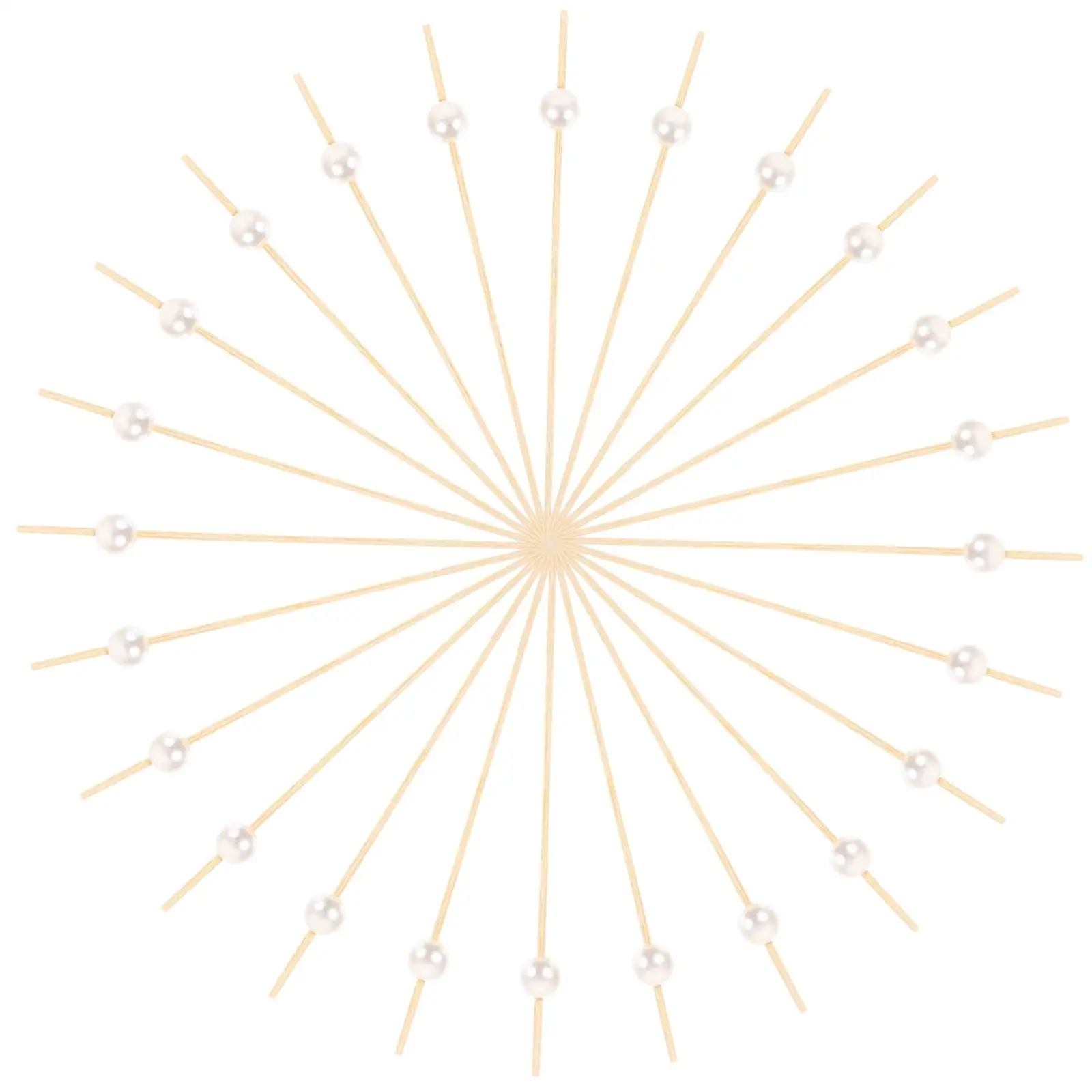 100 Pcs Bamboo Skewers 12CM White Pearl Picks for Fruit Grilled Meats Sandwiches Party Supplies Disposable BBQ Tools Kitchen Bar
100 Pcs Bamboo Skewers 12CM White Pearl Picks for Fruit Grilled Meats Sandwiches Party Supplies Disposable BBQ Tools Kitchen Bar