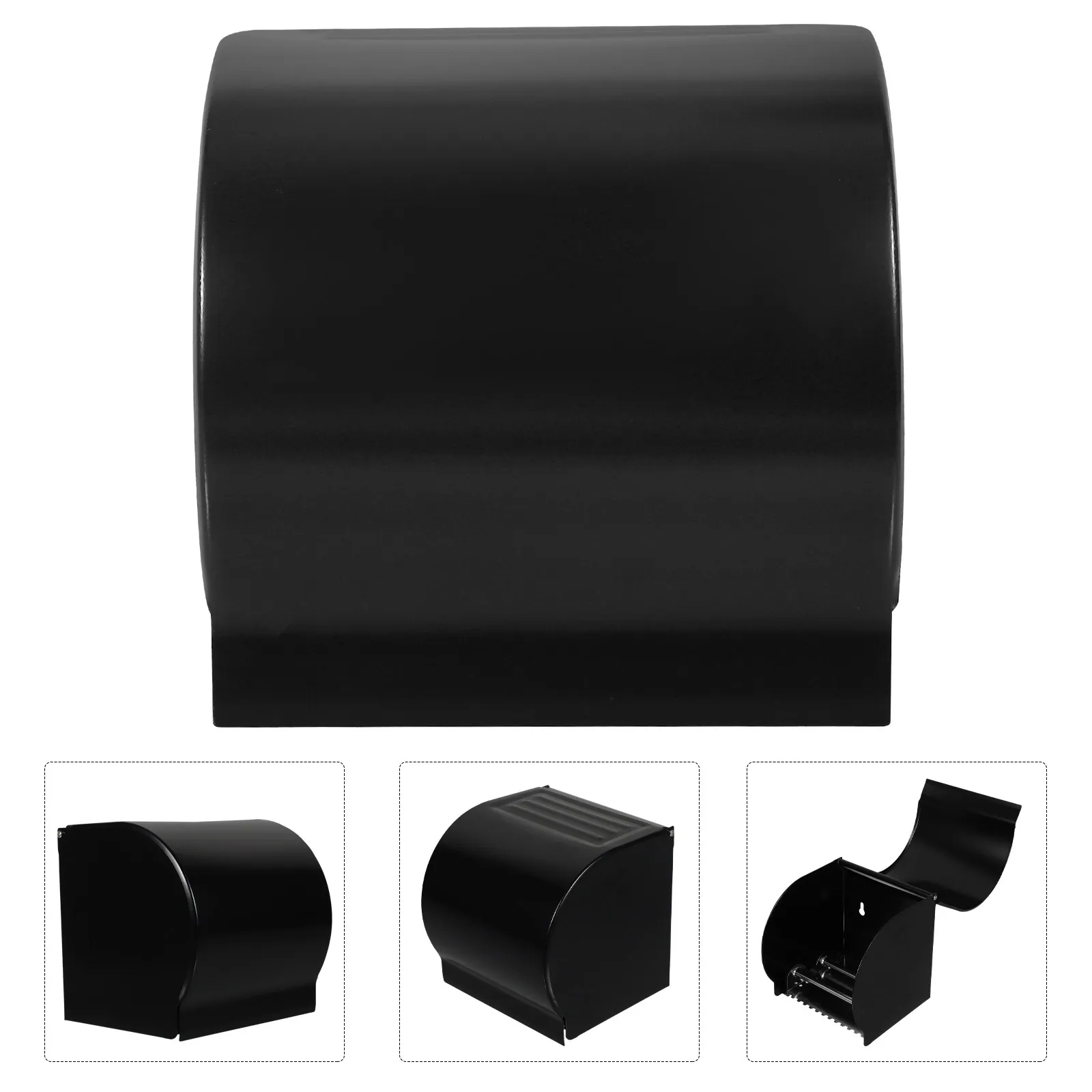 1Pcs Stainless Steel Tissue Box Black Waterproof Wall-Mounted Large Capacity Tissue Holder Rust-Proof for Bathroom Hotel Toilet
1Pcs Stainless Steel Tissue Box Black Waterproof Wall-Mounted Large Capacity Tissue Holder Rust-Proof for Bathroom Hotel Toilet