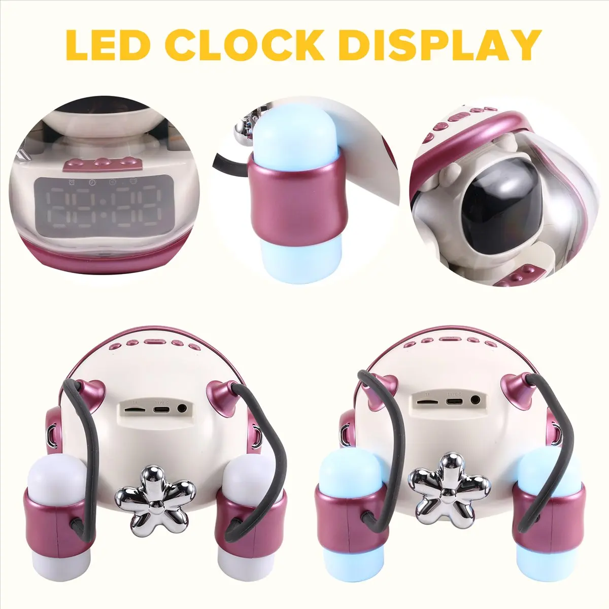 *ONE DAY Astronaut Spaceship Wireless Bluetooth Speaker AI Interactive with RGB Light Alarm Clock Night Good Looks Gifts
*ONE DAY Astronaut Spaceship Wireless Bluetooth Speaker AI Interactive with RGB Light Alarm Clock Night Good Looks Gifts