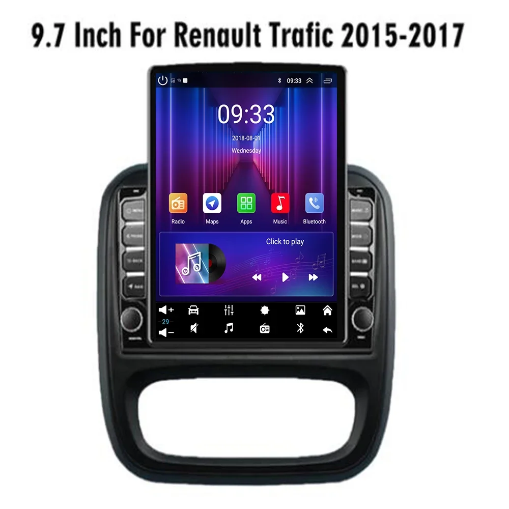 Wireless CarPlay Android Auto Car Radio for Renault Trafic 3 2014 2015 2016 -2021-2030 RDS GPS 4G WIFI Multimedia autoradio
Wireless CarPlay Android Auto Car Radio for Renault Trafic 3 2014 2015 2016 -2021-2030 RDS GPS 4G WIFI Multimedia autoradio