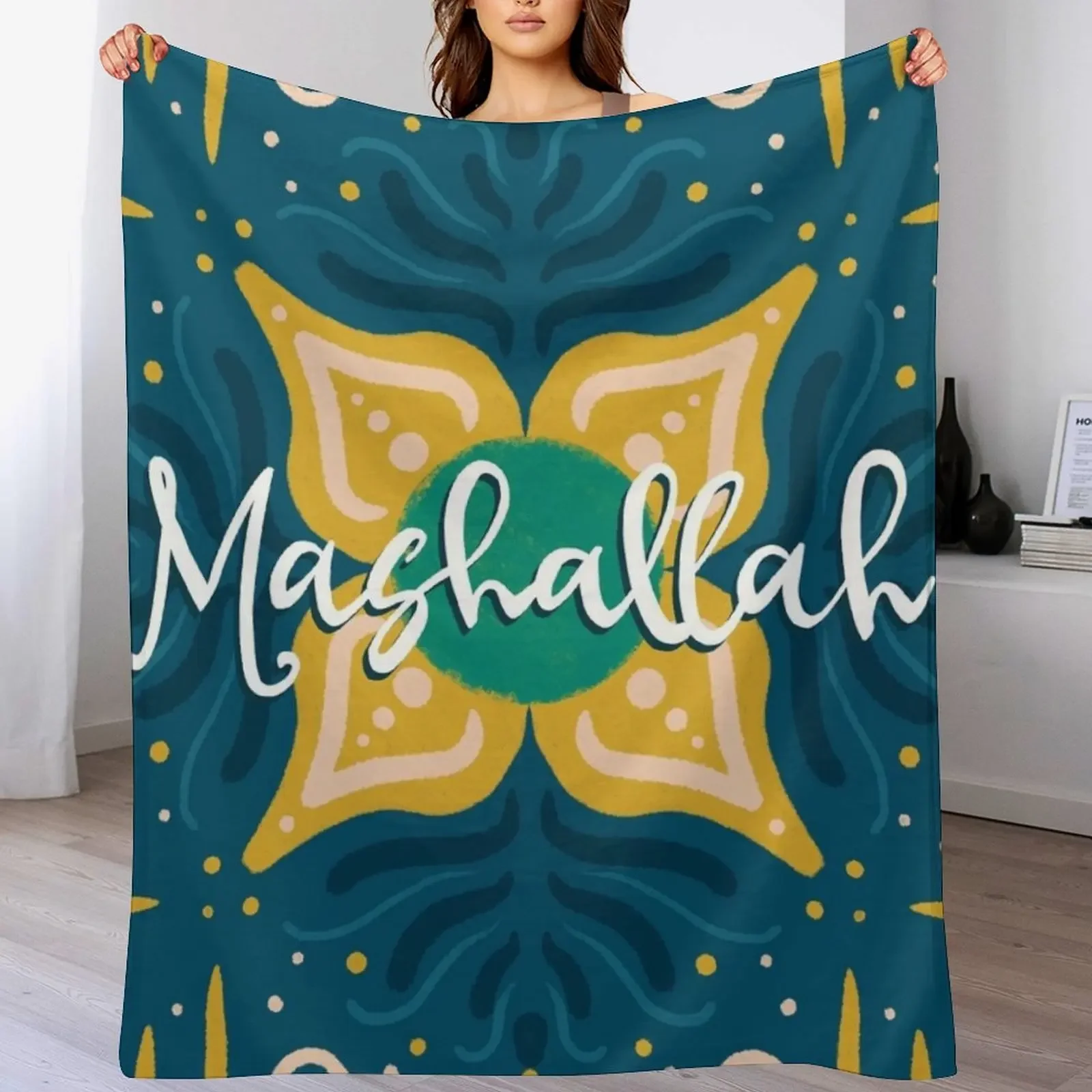 Mashallah ‘God Willed it’ Throw Blanket Multi Purpose Soft Warm Blanket for Home Travel
Mashallah ‘God Willed it’ Throw Blanket Multi Purpose Soft Warm Blanket for Home Travel