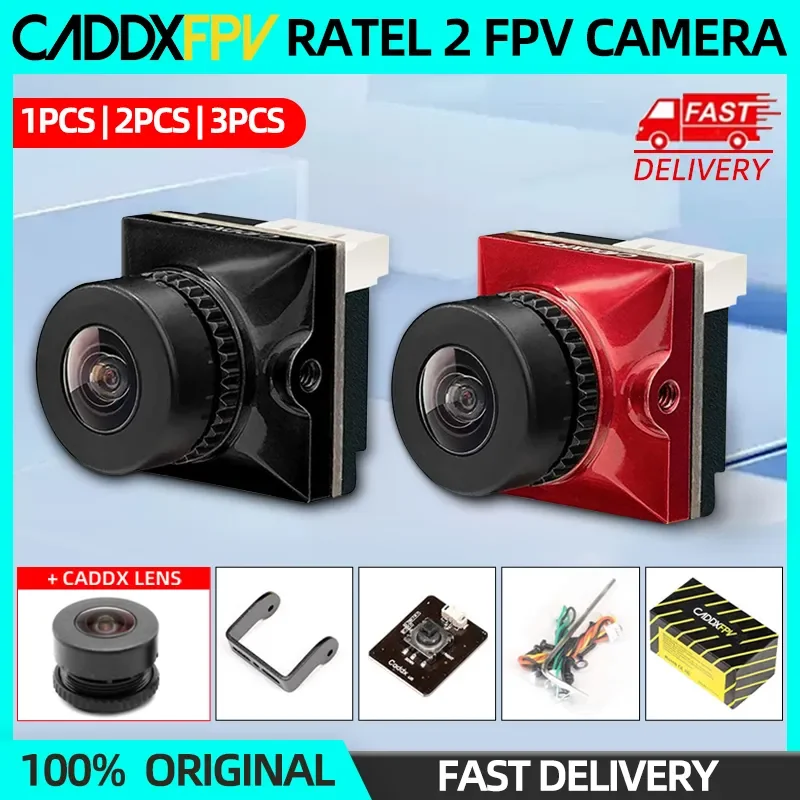1/2PCS Caddx Ratel2 Ratel 2 V2 FPV Camera 2.1mm Lens 16:9/4:3 NTSC/PAL Switchable With Replacement Lens Micro Camera FPV Drone
1/2PCS Caddx Ratel2 Ratel 2 V2 FPV Camera 2.1mm Lens 16:9/4:3 NTSC/PAL Switchable With Replacement Lens Micro Camera FPV Drone