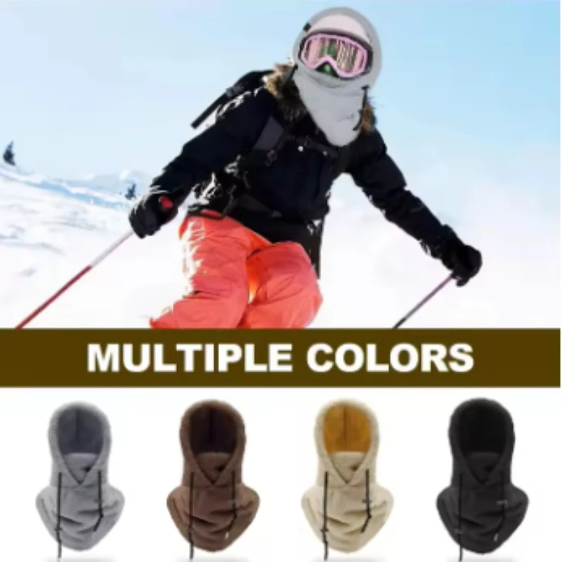 Теплая лыжная маска с капюшоном из овечьей шерсти и регулируемой защитой ушей, ветрозащитная шапка, защита лица от замерзания, необходимая для зимы
Теплая лыжная маска с капюшоном из овечьей шерсти и регулируемой защитой ушей, ветрозащитная шапка, защита лица от замерзания, необходимая для зимы