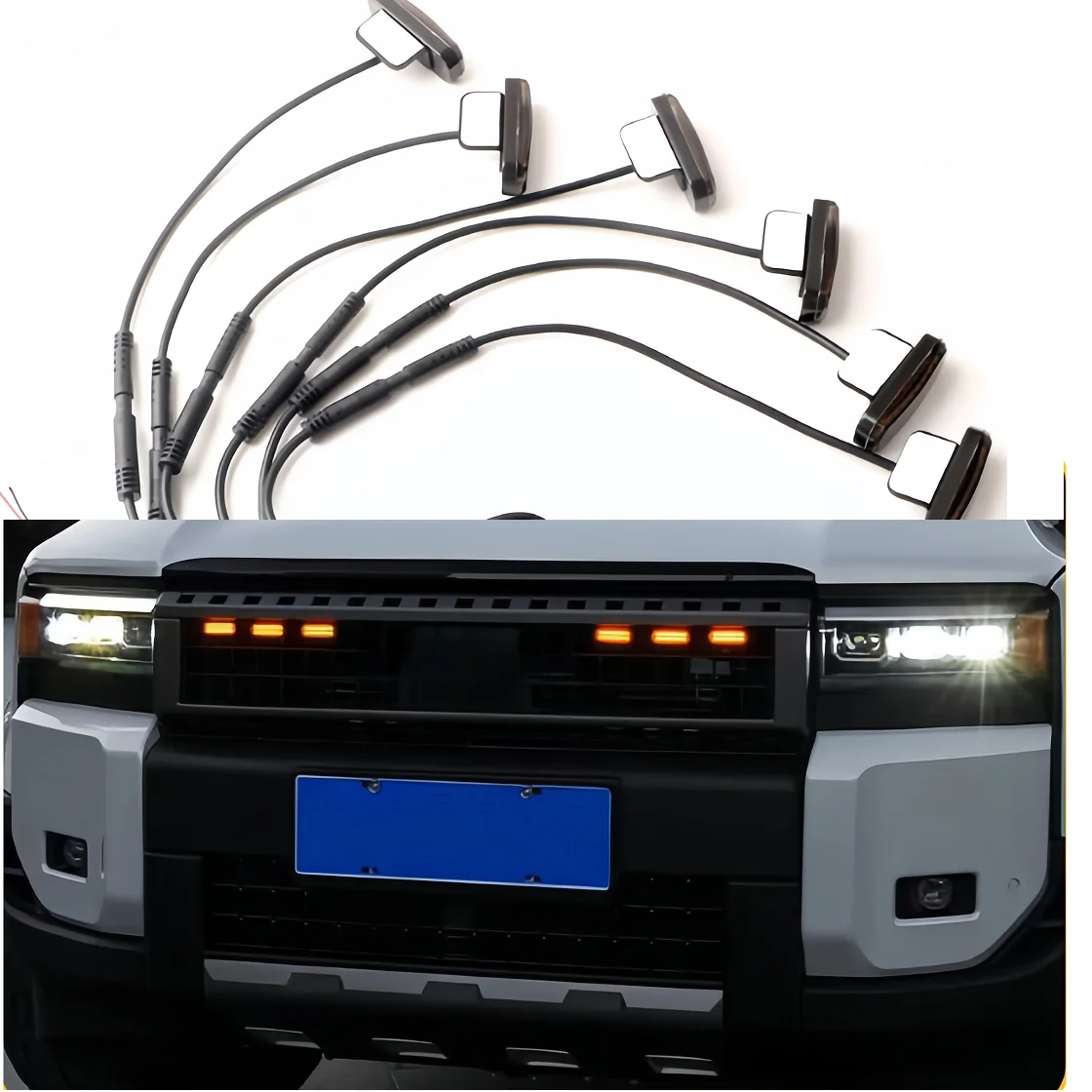 Font Led Grille Grill Lights Fit for Toyota Landcruiser Prado Lc250 Fj250 2024 2025 2026 Grille Lights Accessories
Font Led Grille Grill Lights Fit for Toyota Landcruiser Prado Lc250 Fj250 2024 2025 2026 Grille Lights Accessories