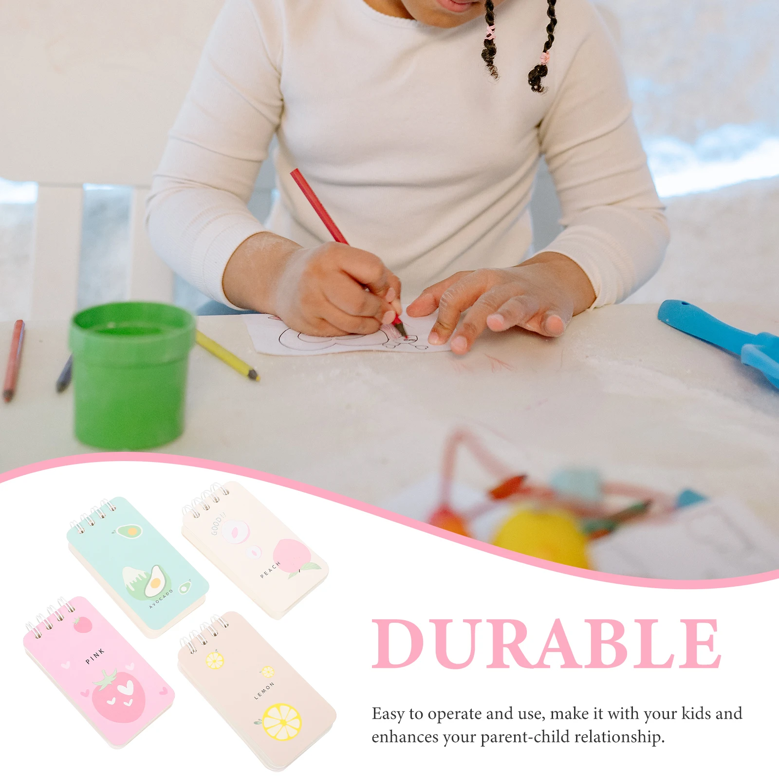 4pcs Fruit Notebook Lovely Pad Portable Drawing Children Multi function Paper Kids Accessories Durable Blank Not
4pcs Fruit Notebook Lovely Pad Portable Drawing Children Multi function Paper Kids Accessories Durable Blank Not