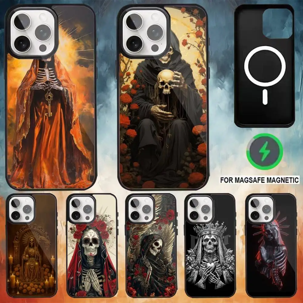 Santa Muerte Phone Case For iPhone17,16,15,14,13,12,11 Plus,Pro Max Magnetic Magsafe Wireless Charging
Santa Muerte Phone Case For iPhone17,16,15,14,13,12,11 Plus,Pro Max Magnetic Magsafe Wireless Charging