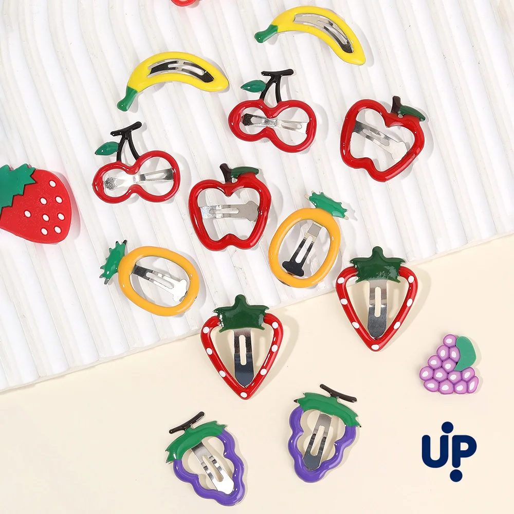 10Pcs/set Hot Cute Girls Hair Accessories Fruit BB Hair Clips Side Strawberry Hairpin Children Daily Styling Boutique Headwear
10Pcs/set Hot Cute Girls Hair Accessories Fruit BB Hair Clips Side Strawberry Hairpin Children Daily Styling Boutique Headwear