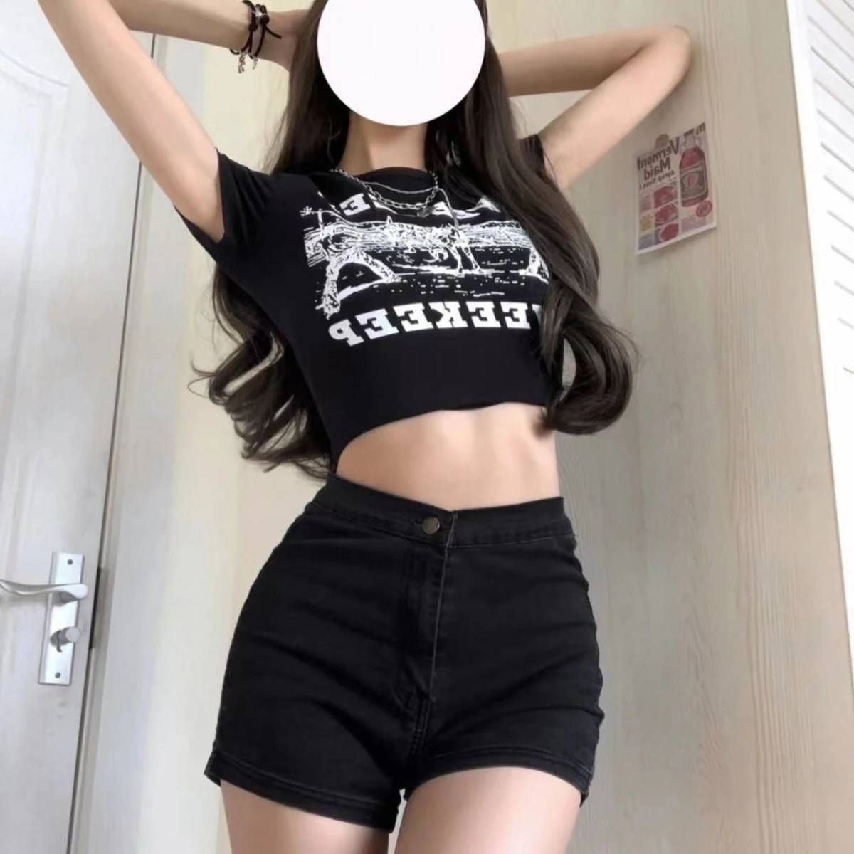 High Waist Bla Skinny Denim orts Women's Summer 2025 New Sle Hot Pants A-Line Casual Cotton Polyester Blend Jeans
High Waist Bla Skinny Denim orts Women's Summer 2025 New Sle Hot Pants A-Line Casual Cotton Polyester Blend Jeans
