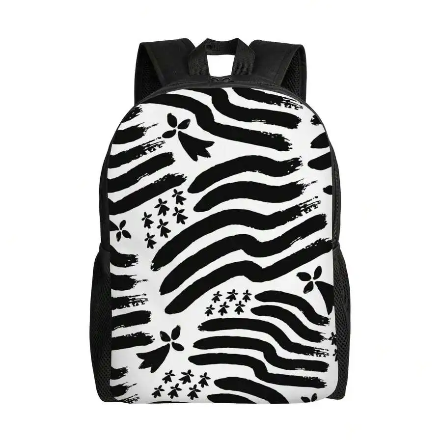 Zebra Print Casual Backpack With Floral Motifs, One Main Compartment, Lightweight Daily Use
Zebra Print Casual Backpack With Floral Motifs, One Main Compartment, Lightweight Daily Use