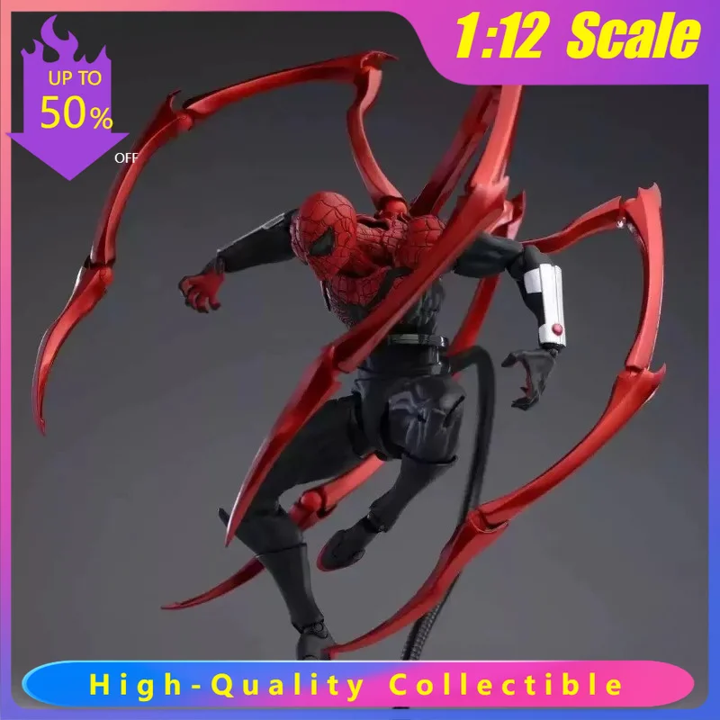 Mess Toys 1/12 Scale Action Figures 16cm Mobile Peter Parker Spider Man Model Dolls for Soldier Scene Decoration Accessories
Mess Toys 1/12 Scale Action Figures 16cm Mobile Peter Parker Spider Man Model Dolls for Soldier Scene Decoration Accessories
