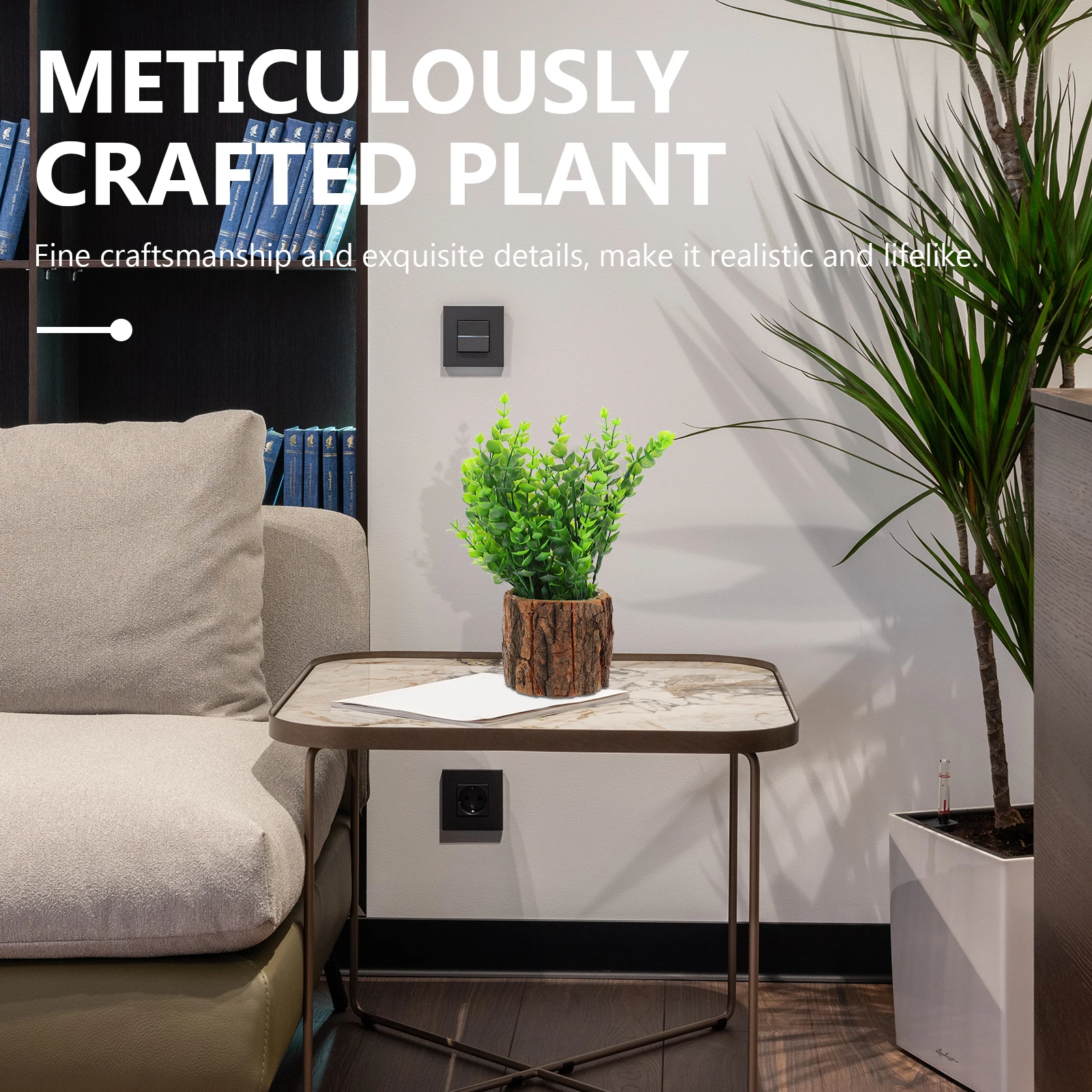 Flowerpot Simulated Tree Bark Fake Plant Ornament Faux Greenery Plastic Simulation Decor
Flowerpot Simulated Tree Bark Fake Plant Ornament Faux Greenery Plastic Simulation Decor