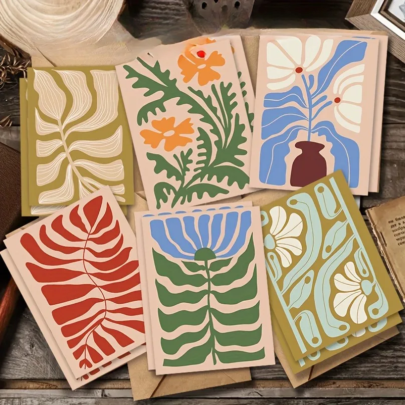 12pcs Abstract Geometric Line Greeting Card With Envelopes,Blank Note Card,Boho Chic Stationery For Birthday,Wedding,Thank You
12pcs Abstract Geometric Line Greeting Card With Envelopes,Blank Note Card,Boho Chic Stationery For Birthday,Wedding,Thank You