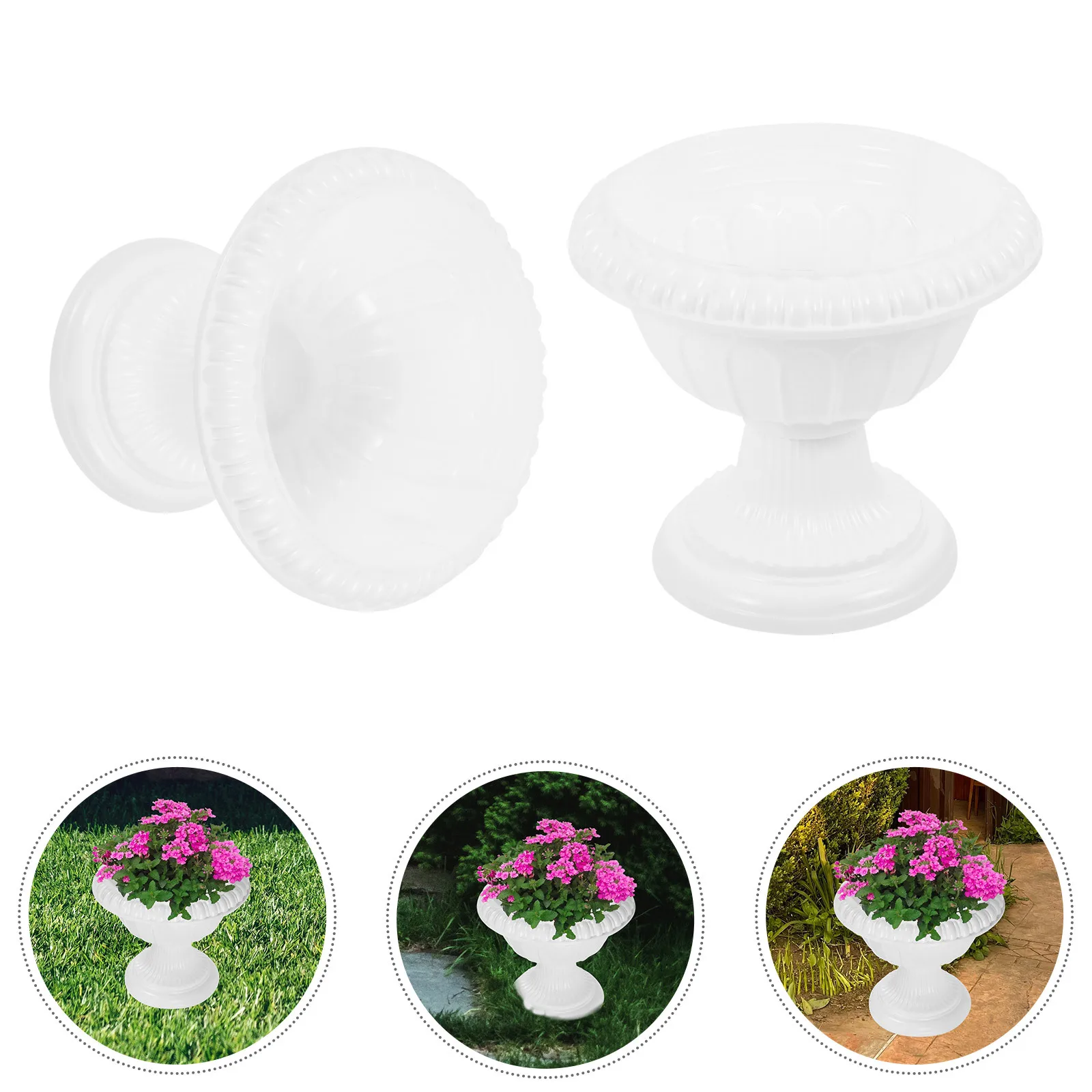 4Pcs Wedding Flower Container European Style Plastic Planters Roman Column Design Decorative Planters for Garden Wedding
4Pcs Wedding Flower Container European Style Plastic Planters Roman Column Design Decorative Planters for Garden Wedding