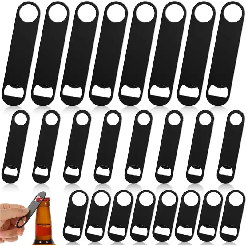A92P 24 Pcs Stainless Stee Bottle Opener, 7/4.9/3.5 Inch Flat Beer Bottle Opener Bulk Multiple Sizes Bottles Openers
A92P 24 Pcs Stainless Stee Bottle Opener, 7/4.9/3.5 Inch Flat Beer Bottle Opener Bulk Multiple Sizes Bottles Openers