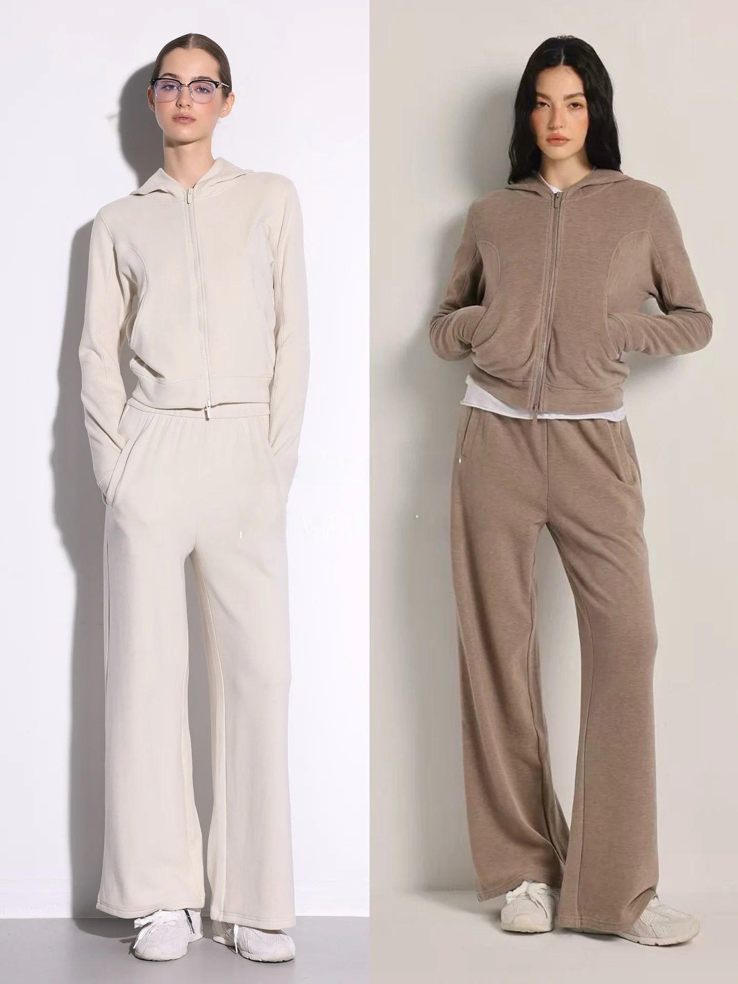 Deesicile повседневный модный комплект с капюшоном и брюками кофе молочного цвета, универсальная удобная спортивная одежда для женщин 25-35 лет
Deesicile повседневный модный комплект с капюшоном и брюками кофе молочного цвета, универсальная удобная спортивная одежда для женщин 25-35 лет