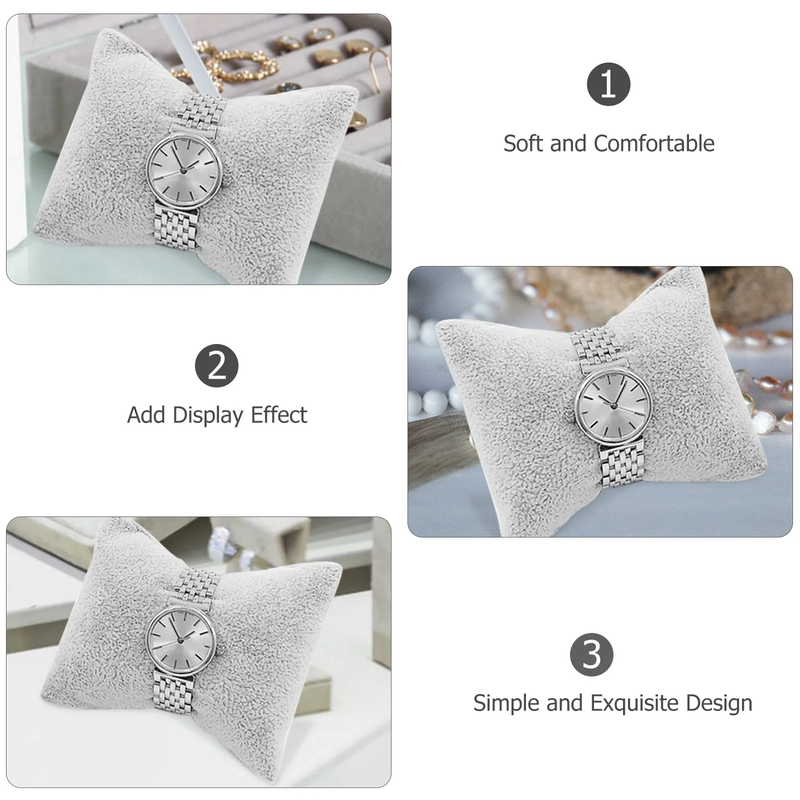 4 Pcs Silk Floss Watch Display Pillow Watches Cushion Pp Cotton Bracelet Pillows for Jewelry
4 Pcs Silk Floss Watch Display Pillow Watches Cushion Pp Cotton Bracelet Pillows for Jewelry