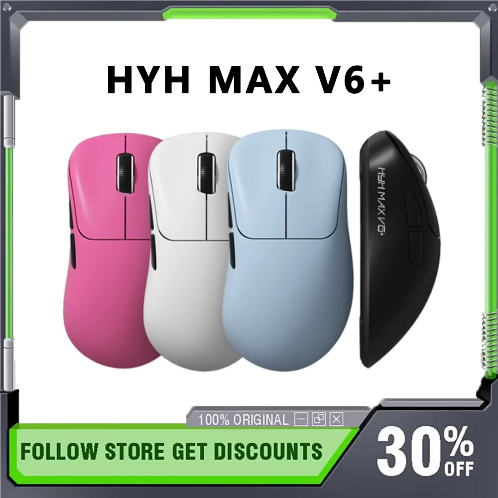 Fire Silver Fox HYH MAX V6+ Wireless Mouse Tree Mode 55g Lightweight Long Life Ergonomic Office E-sports Gaming Mouse Gifts
Fire Silver Fox HYH MAX V6+ Wireless Mouse Tree Mode 55g Lightweight Long Life Ergonomic Office E-sports Gaming Mouse Gifts