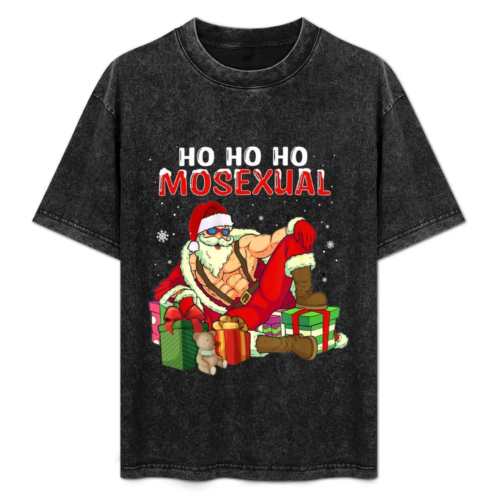Ho Ho Ho Mosexual Gay Santa LGBT Funny Gay Pride Christmas T-Shirt Basic Crew Neck Short Sleeve Top
Ho Ho Ho Mosexual Gay Santa LGBT Funny Gay Pride Christmas T-Shirt Basic Crew Neck Short Sleeve Top