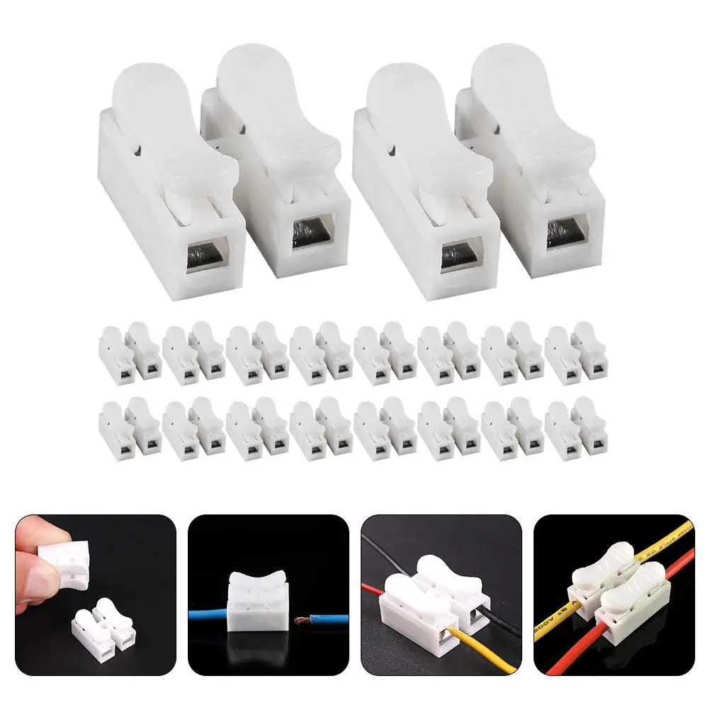 25Pcs Electrical Wire Connectors Terminal Blocks Clamp Wiring Terminal Block for LED Strip Lighting Automotive
25Pcs Electrical Wire Connectors Terminal Blocks Clamp Wiring Terminal Block for LED Strip Lighting Automotive