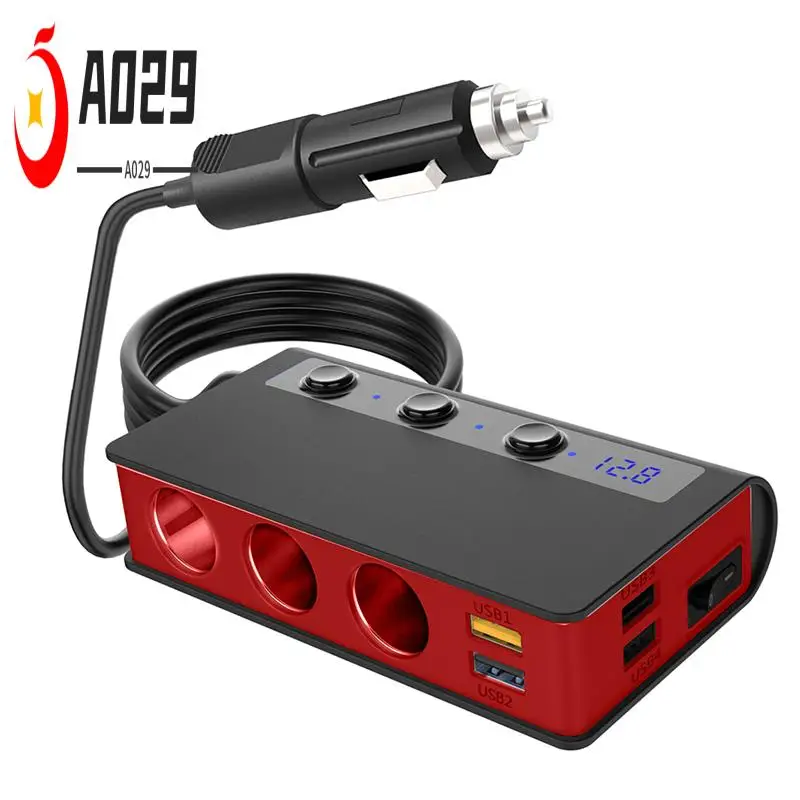 A029-1 PCS TR24 Car Bluetooth One For Three Car Charger Universal Car Supplies Auto Accessories B
A029-1 PCS TR24 Car Bluetooth One For Three Car Charger Universal Car Supplies Auto Accessories B