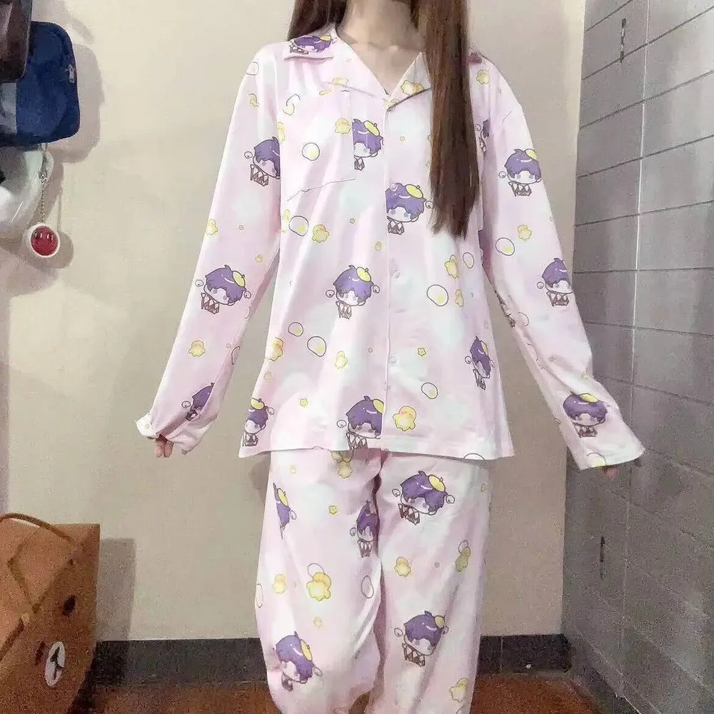 2025 Spring Autumn Love And Deepspace Sylus Rafayel Xavier Zayne Lolita Girl Pamas Long Sleeves Student Cosplay Loungewear Set
2025 Spring Autumn Love And Deepspace Sylus Rafayel Xavier Zayne Lolita Girl Pamas Long Sleeves Student Cosplay Loungewear Set