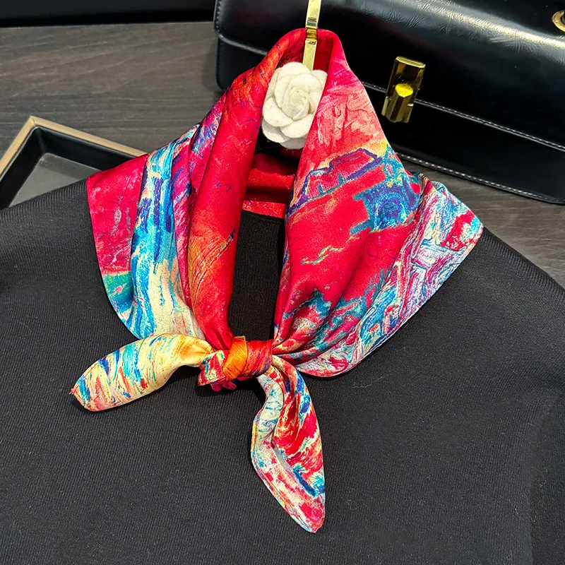 Wholesale 100% Natural Silk Square Scarf Women Bandana Mulberry Scarves Neckerchief High Quality Headkerchief Shawl Wrap Hijab
Wholesale 100% Natural Silk Square Scarf Women Bandana Mulberry Scarves Neckerchief High Quality Headkerchief Shawl Wrap Hijab