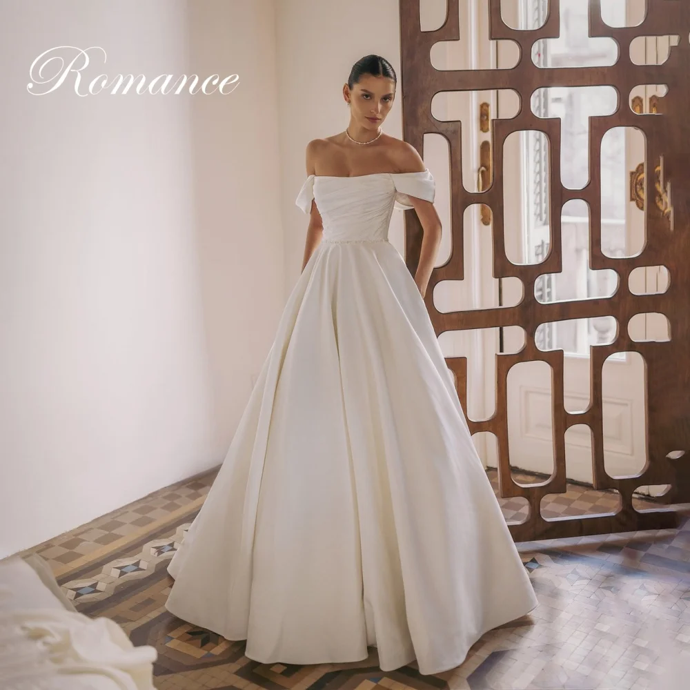 Классические свадебные платья трапециевидной формы с открытыми плечами, женские 2026, свадебное платье без бретелек со складками и открытой спиной, Vestidos De Novia по индивидуальному заказу
Классические свадебные платья трапециевидной формы с открытыми плечами, женские 2026, свадебное платье без бретелек со складками и открытой спиной, Vestidos De Novia по индивидуальному заказу