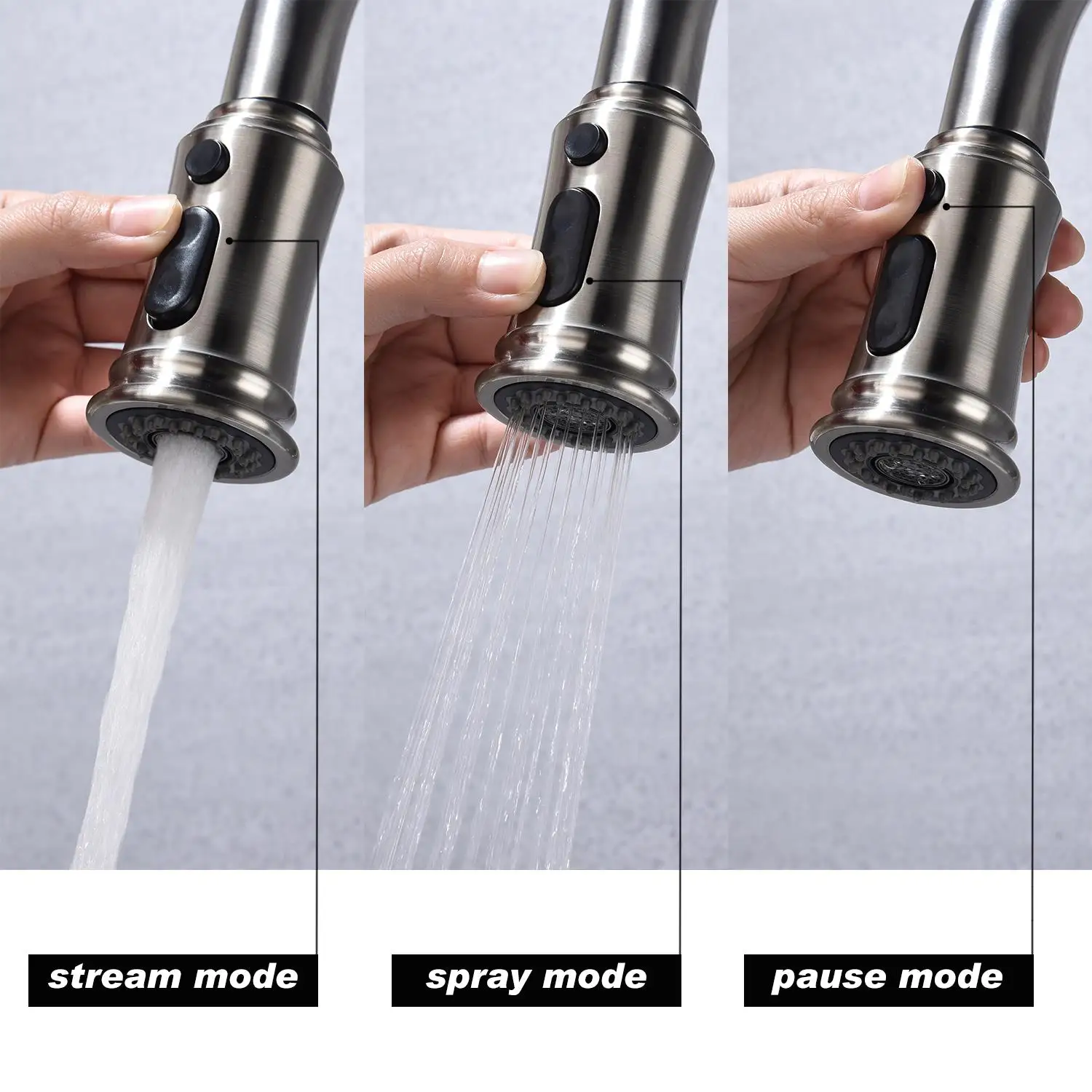 Pull-Out Sprayer Kitchen Faucet - Dual Function, Easy Control, Modern Design
Pull-Out Sprayer Kitchen Faucet - Dual Function, Easy Control, Modern Design