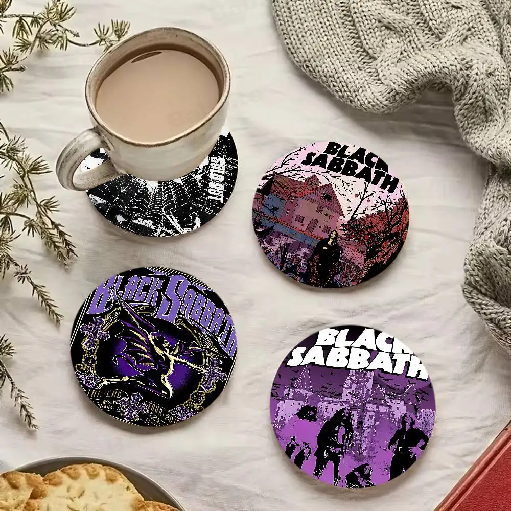 Black Sabbath Heavy Metal Band Round Coasters Insulated Durable Coffee Coaster Plate Mats Home And Decoration Kitchen Utensils
Black Sabbath Heavy Metal Band Round Coasters Insulated Durable Coffee Coaster Plate Mats Home And Decoration Kitchen Utensils