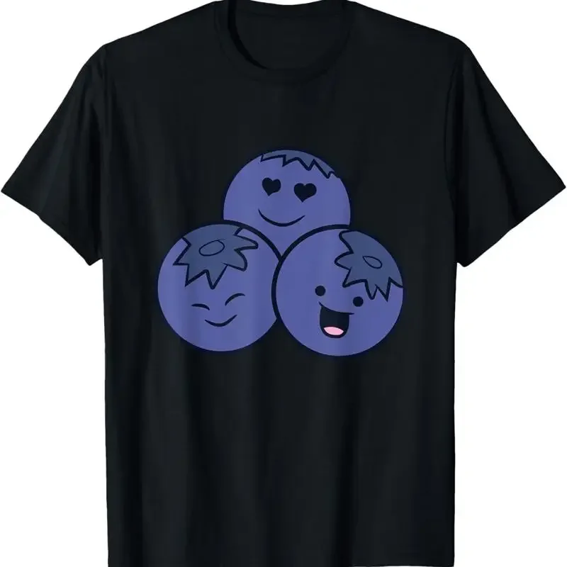 Kawaii Blueberry Faces Cute Fruit Graphic Tee Soft Cotton Crew Neck T-Shirt for Unisex
Kawaii Blueberry Faces Cute Fruit Graphic Tee Soft Cotton Crew Neck T-Shirt for Unisex