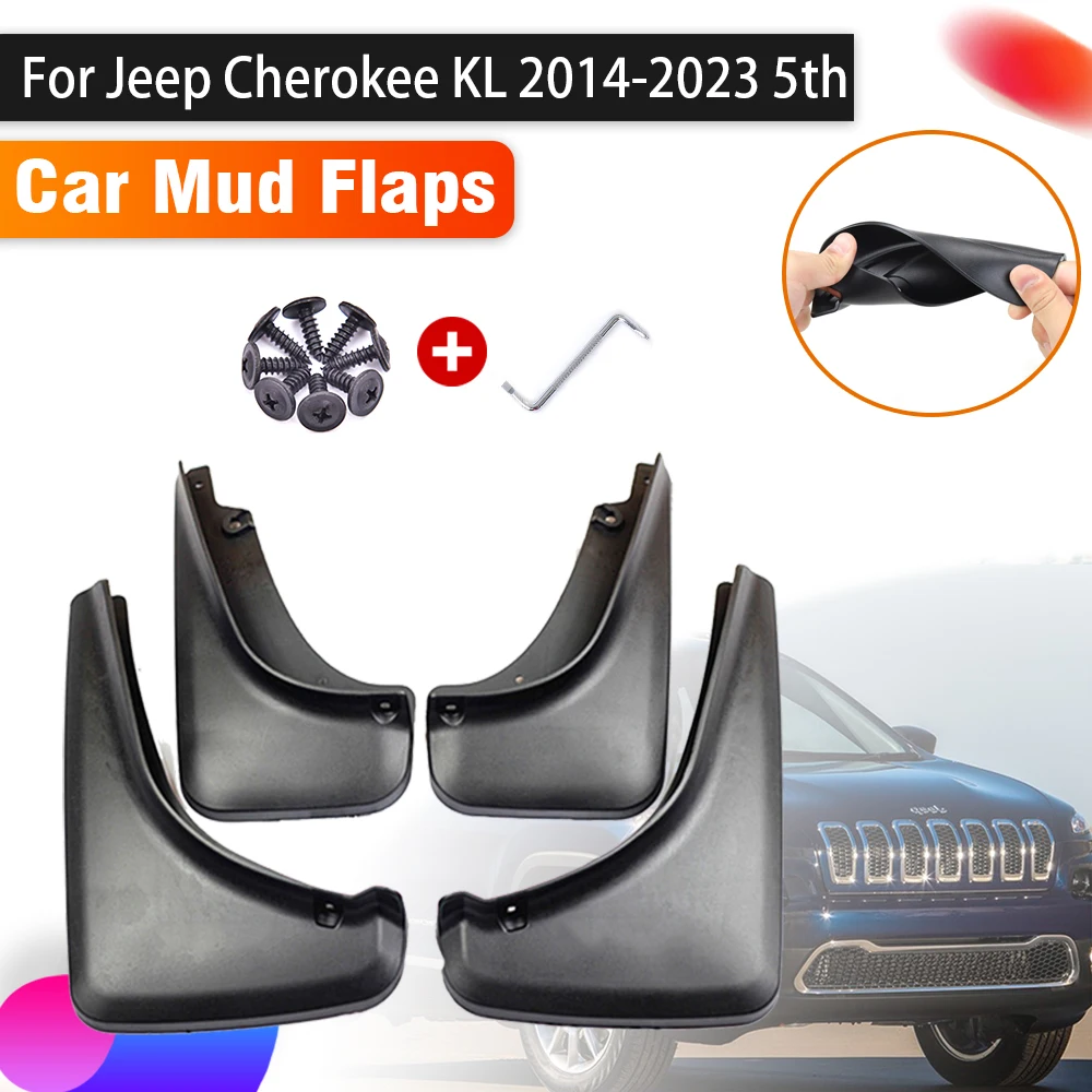 4x Car Mudguards For Jeep Cherokee 2022 Accessories KL 5th 2014~2023 Mud Flaps Front Rear Flap Splash Fenders Car Accessories
4x Car Mudguards For Jeep Cherokee 2022 Accessories KL 5th 2014~2023 Mud Flaps Front Rear Flap Splash Fenders Car Accessories
