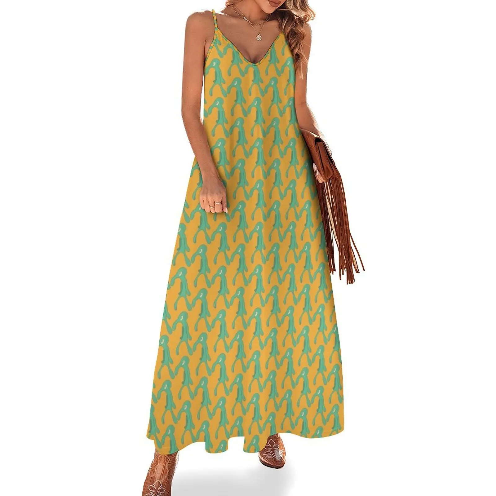 Bold And Brash Squidward Painting Sleeveless Dress Woman fashion elegant chic wedding evening dresses Dress
Bold And Brash Squidward Painting Sleeveless Dress Woman fashion elegant chic wedding evening dresses Dress