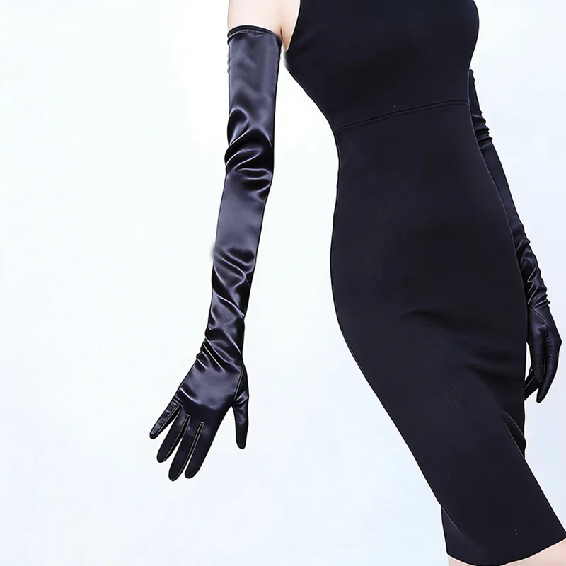 4 lengths Women Solid Color Satin Wedding Party Long Gloves Opera/Elbow/Wrist Stretch Carnival Party Etiquette Performance
4 lengths Women Solid Color Satin Wedding Party Long Gloves Opera/Elbow/Wrist Stretch Carnival Party Etiquette Performance
