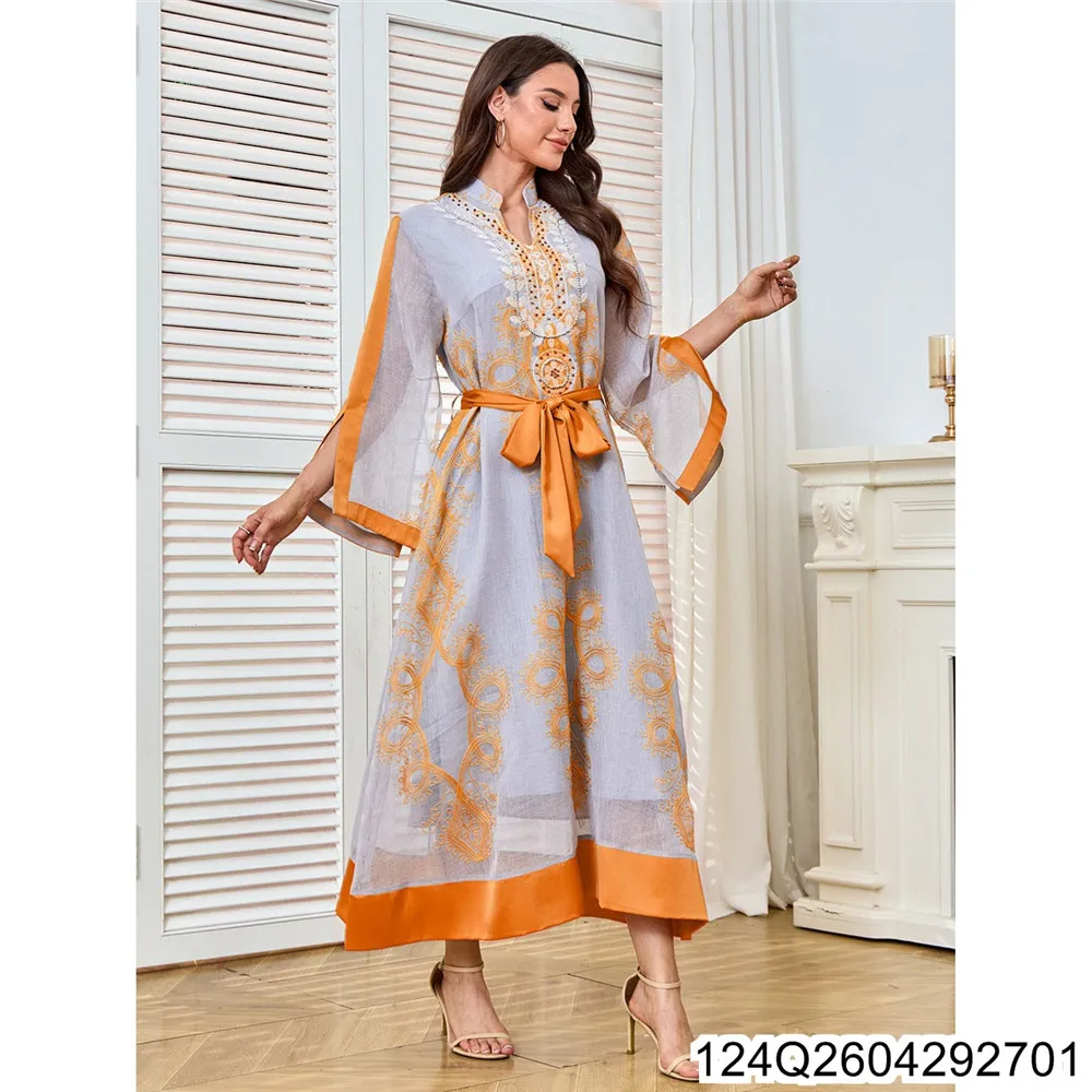 2026 New Women's Dress with Elegant and Fashionable Style, Embroidered and Diamond-encrusted Mesh, Party Attire 124Q26042927
2026 New Women's Dress with Elegant and Fashionable Style, Embroidered and Diamond-encrusted Mesh, Party Attire 124Q26042927