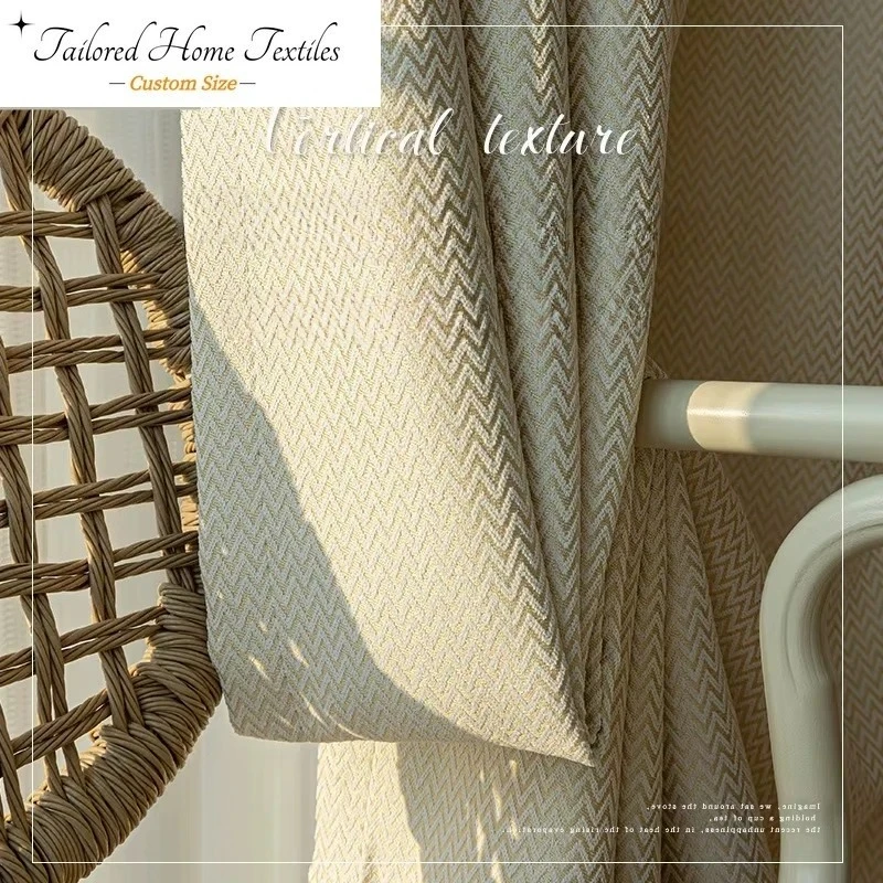 Water Rippled Chenille Blackout Curtains French Solid Color Thickened Cream White for Living Room Dining Room Bedroom Custom
Water Rippled Chenille Blackout Curtains French Solid Color Thickened Cream White for Living Room Dining Room Bedroom Custom