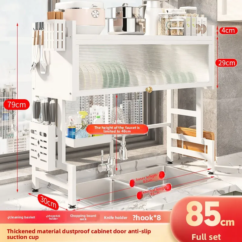 Minimalist Kitchen Sink Shelf Sink Sink Dust Bowl Storage Cabinet Multifunctional Dish Drain Rack
Minimalist Kitchen Sink Shelf Sink Sink Dust Bowl Storage Cabinet Multifunctional Dish Drain Rack