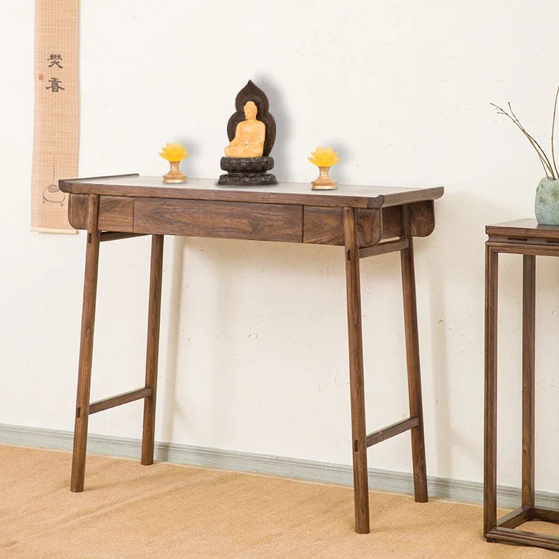 Living Room Incense Table Ming Style Altar Incense Burner Table Household Black Walnut Buddha Table God of Wealth Altar
Living Room Incense Table Ming Style Altar Incense Burner Table Household Black Walnut Buddha Table God of Wealth Altar