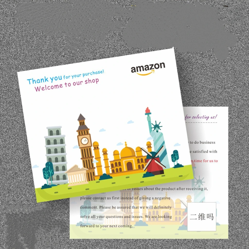 Customized Double Sides Printing Business Sales Cards Thank You Invitation Paper Gifts Cards with Your Designs
Customized Double Sides Printing Business Sales Cards Thank You Invitation Paper Gifts Cards with Your Designs