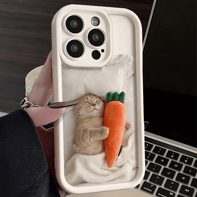 Sleeping Cat Silicone Case for iPhone, 13 All Inclusive, 14 Pro Max, 12, 11 Advanced XR, XS, 7
Sleeping Cat Silicone Case for iPhone, 13 All Inclusive, 14 Pro Max, 12, 11 Advanced XR, XS, 7