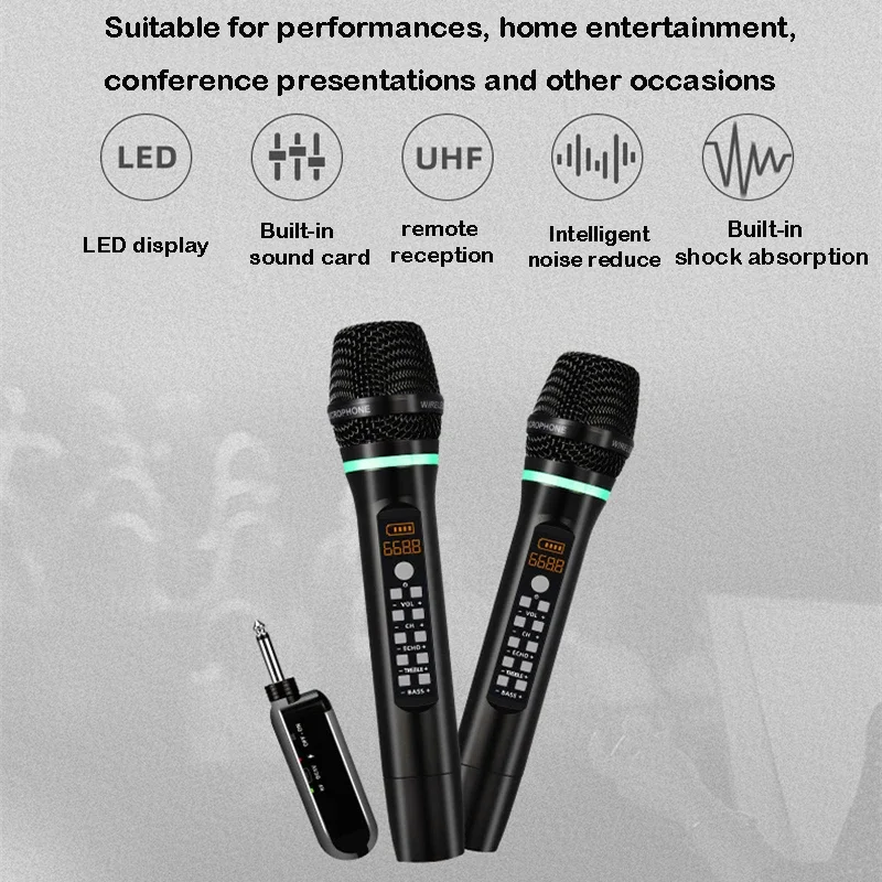 Professional Wireless Microphone Handheld Bluetooth Karaoke Mic Recording Studio Home Party Singing Car Speaker Church Show Hot
Professional Wireless Microphone Handheld Bluetooth Karaoke Mic Recording Studio Home Party Singing Car Speaker Church Show Hot