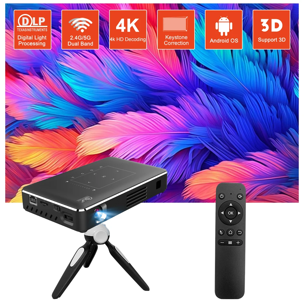 Портативный умный DLP 3D-проектор Vivicine P10-II Full HD 1080P с поддержкой 4K для домашнего кинотеатра
Портативный умный DLP 3D-проектор Vivicine P10-II Full HD 1080P с поддержкой 4K для домашнего кинотеатра