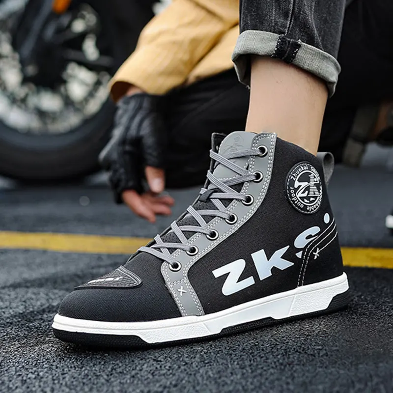 Men Motorcycle Boots Fashion High Quality Men's Motorcycle Shoes Breathable Motocross Bicycle Riding Boot Motos Shoes
Men Motorcycle Boots Fashion High Quality Men's Motorcycle Shoes Breathable Motocross Bicycle Riding Boot Motos Shoes