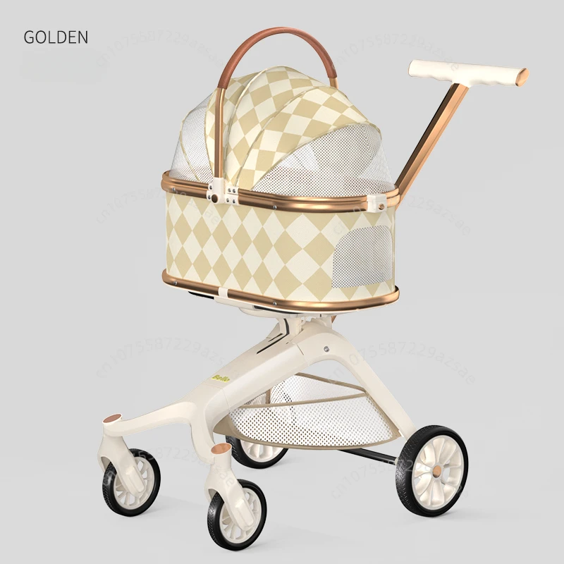 Luxury Pet Stroller Foldable Lightweight Pet Stroller Multi-function Pet Carry Basket Dog Stroller for Small and Medium Dogs
Luxury Pet Stroller Foldable Lightweight Pet Stroller Multi-function Pet Carry Basket Dog Stroller for Small and Medium Dogs