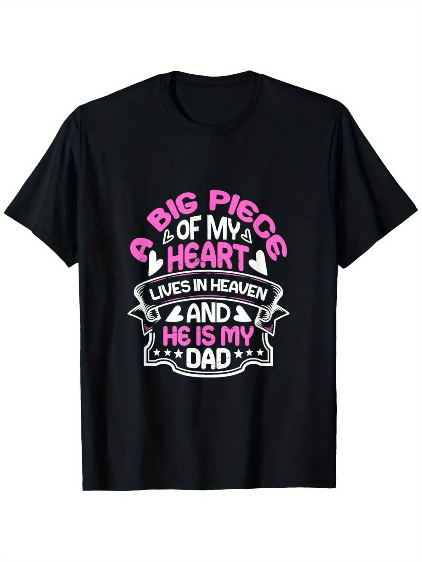 Most of My Heart Lives in Heaven, He Is My Dad T-Shirt, 100% Cotton, Crew Neck, Short Sleeve T-Shirt, Casual Knit Fabric with Heat Transfer, Unisex Regular Fit, Father's Day, Halloween, Thanksgiving Commemorative Gift, Christmas, Valentine's Day, Size S-X
Most of My Heart Lives in Heaven, He Is My Dad T-Shirt, 100% Cotton, Crew Neck, Short Sleeve T-Shirt, Casual Knit Fabric with Heat Transfer, Unisex Regular Fit, Father's Day, Halloween, Thanksgiving Commemorative Gift, Christmas, Valentine's Day, Size S-X