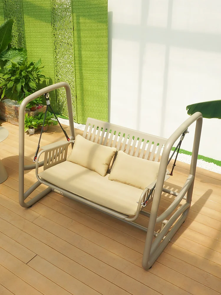 Swing Outdoor Courtyard Garden Arrangement Rocking Chair Stainless Steel Courtyard Roomless Double Internet celebrity Hammock Ou
Swing Outdoor Courtyard Garden Arrangement Rocking Chair Stainless Steel Courtyard Roomless Double Internet celebrity Hammock Ou